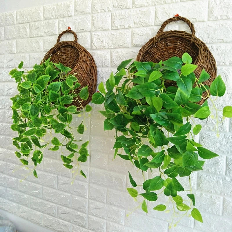 Woven Wall Hanging Planter Basket