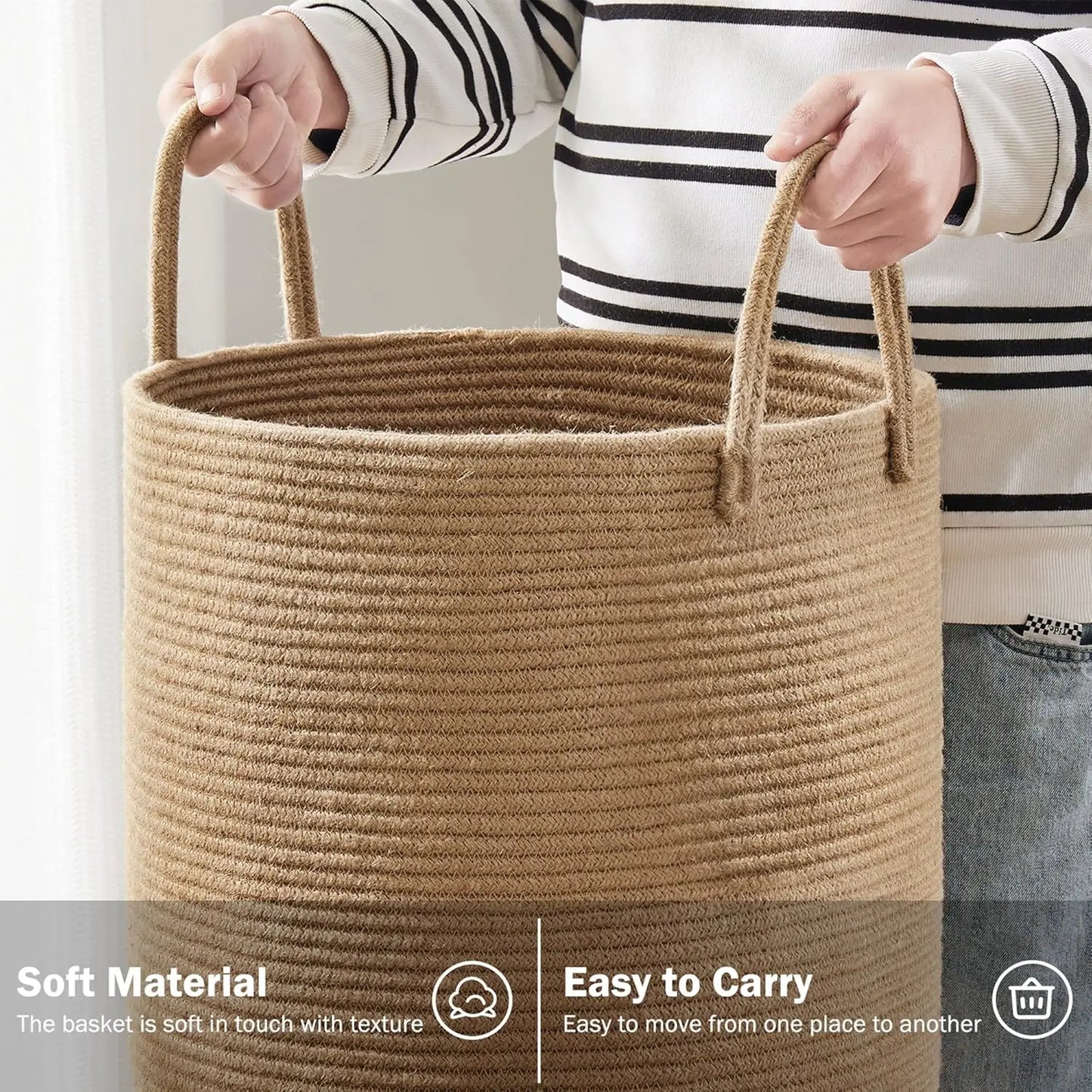 Cotton Rope Storage Basket