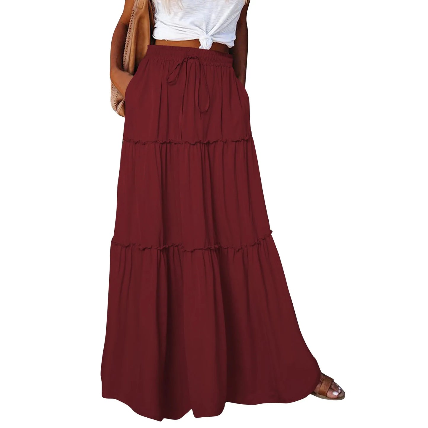 Timeless A-Line Maxi Skirt