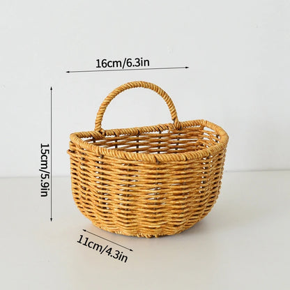 Woven Hanging Storage Basket
