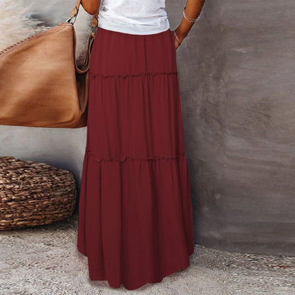 Timeless A-Line Maxi Skirt