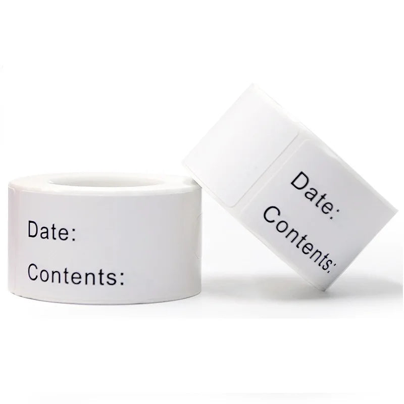 Waterproof Food Storage Labels