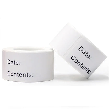 Waterproof Food Storage Labels