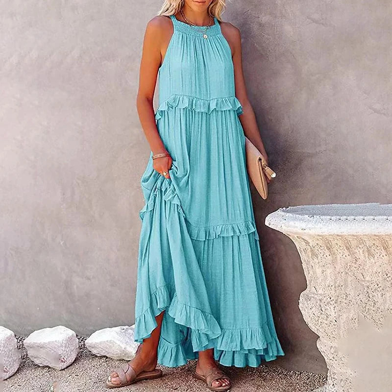 Ruffle Maxi Dress