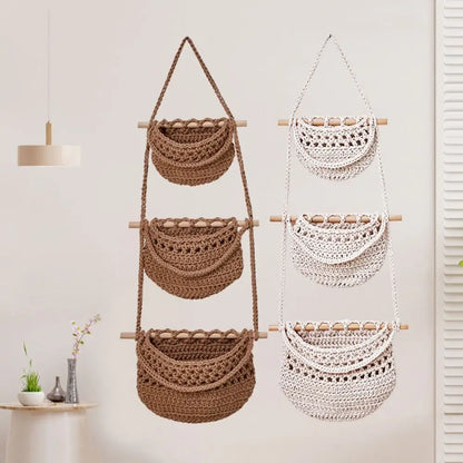 3-Tier Hanging Storage Basket