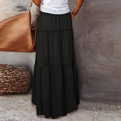 Timeless A-Line Maxi Skirt