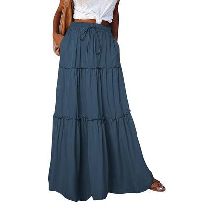 Timeless A-Line Maxi Skirt
